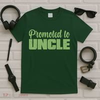 Promoted to Uncle New Baby Niece Nephew  T-Shirt thumb 5
