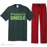 Promoted to Uncle New Baby Niece Nephew  Pajama Set thumb 0