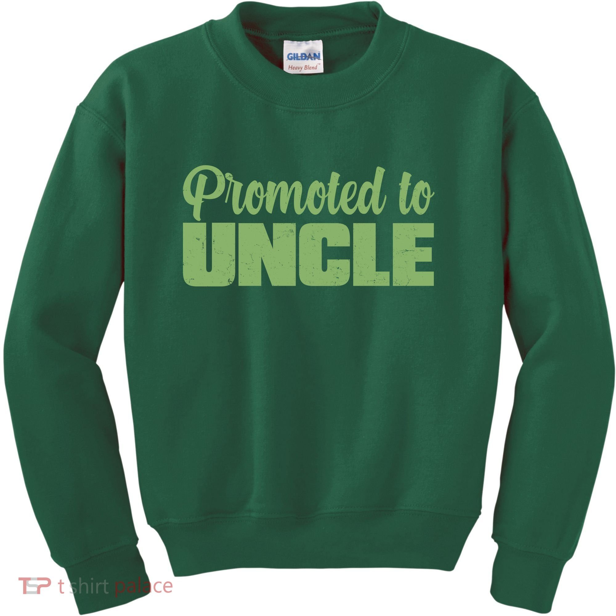 Promoted to Uncle New Baby Niece Nephew  Kids Sweatshirt