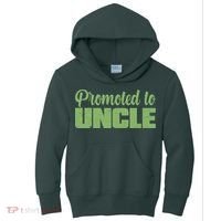 Promoted to Uncle New Baby Niece Nephew  Kids Hoodie thumb 0