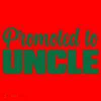 Promoted to Uncle New Baby Niece Nephew  Santa Hat thumb 1