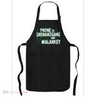 Prone To Shenanigans And Malarkey Apron thumb 0