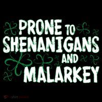 Prone To Shenanigans And Malarkey Ornament thumb 1
