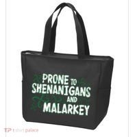 Prone To Shenanigans And Malarkey Tote Bag thumb 3