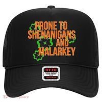 Prone to Shenanigans and Malarkey St Patty's Day Hat thumb 0