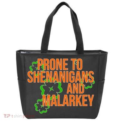 Prone to Shenanigans and Malarkey St Patty's Day Tote Bag