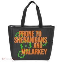 Prone to Shenanigans and Malarkey St Patty's Day Tote Bag thumb 0