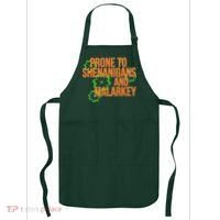 Prone to Shenanigans and Malarkey St Patty's Day Apron thumb 0