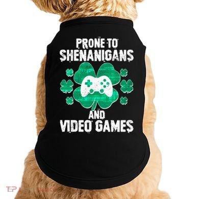 Prone To Shenanigans Video Games Shamrock Gamer Doggie Tank
