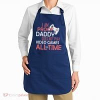 Proof That Daddy Doesn't Play Video Games All The Time Apron thumb 2