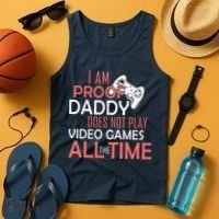 Proof That Daddy Doesn't Play Video Games All The Time Tank Top thumb 4