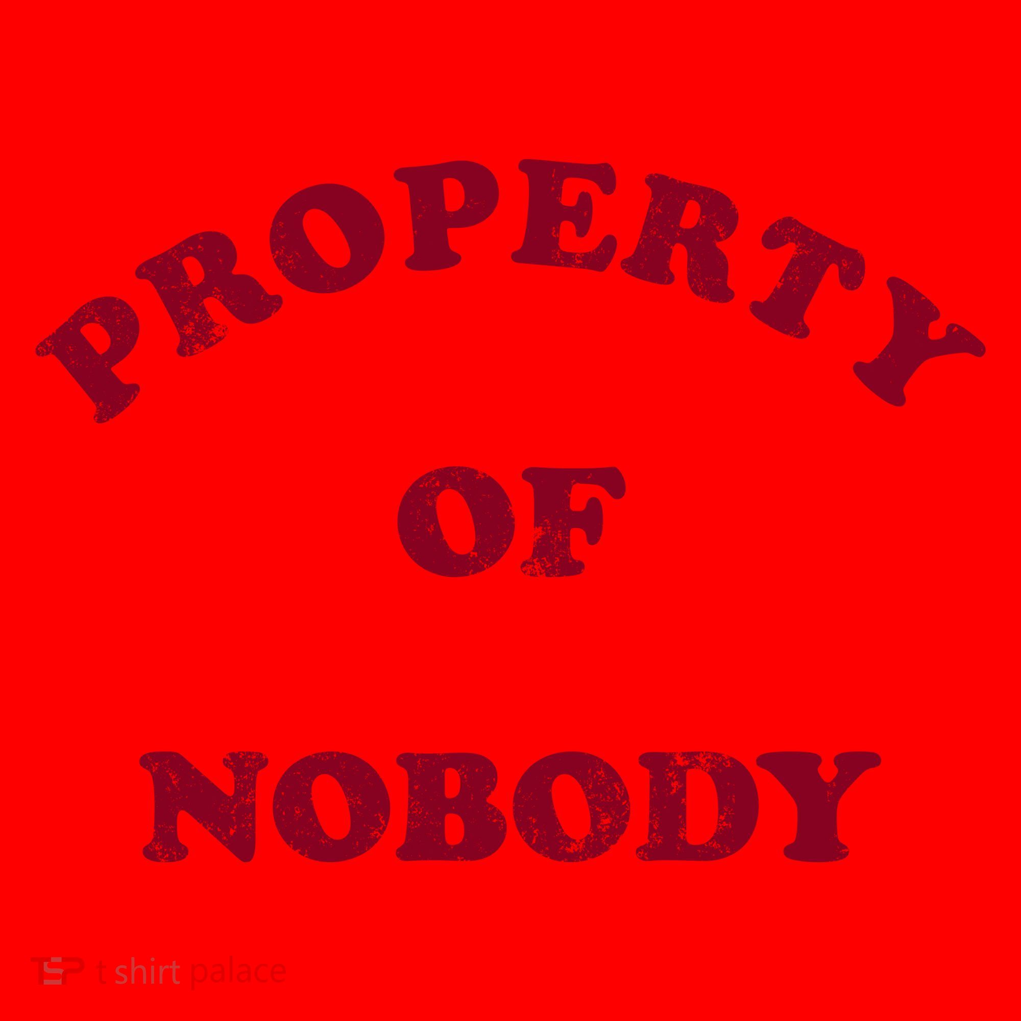 Property Of Nobody Santa Hat