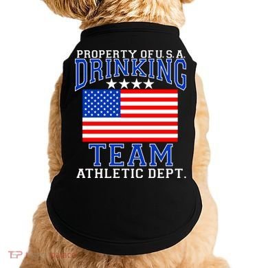 Property of U.S.A. Drinking Team Doggie Tank
