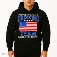 Property of U.S.A. Drinking Team Hoodie thumb 2