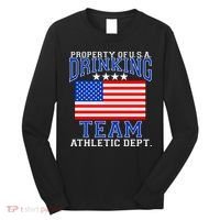Property of U.S.A. Drinking Team Long Sleeve Shirt thumb 0