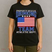 Property of U.S.A. Drinking Team T-Shirt thumb 4