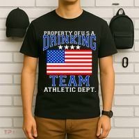 Property of U.S.A. Drinking Team T-Shirt thumb 6