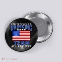 Property of U.S.A. Drinking Team Button thumb 0
