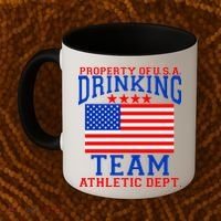 Property of U.S.A. Drinking Team Coffee Mug thumb 2