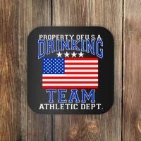 Property of U.S.A. Drinking Team Coaster thumb 0