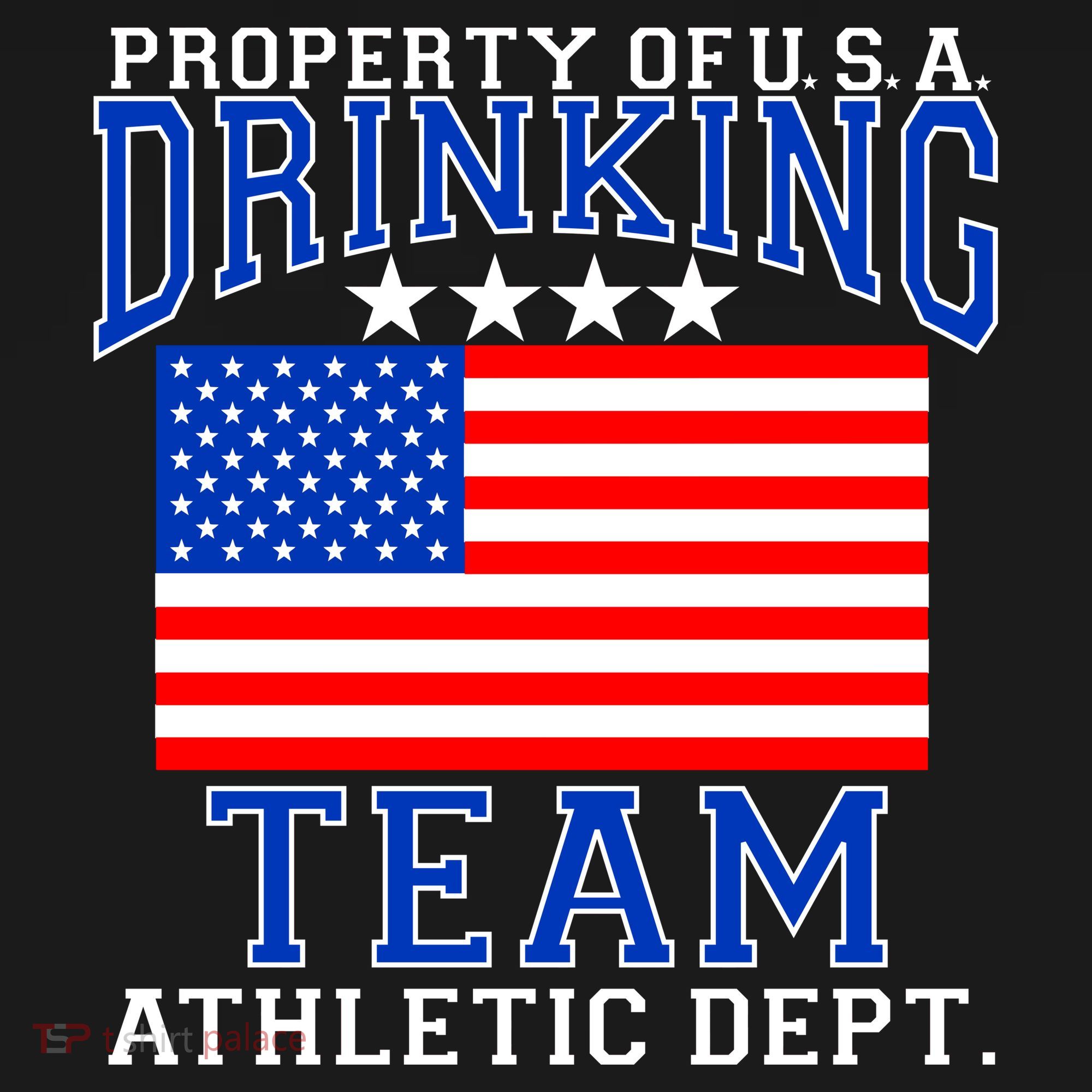 Property of U.S.A. Drinking Team Coaster