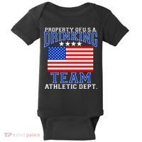 Property of U.S.A. Drinking Team Baby Bodysuit thumb 0