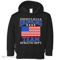 Property of U.S.A. Drinking Team Toddler Hoodie thumb 0