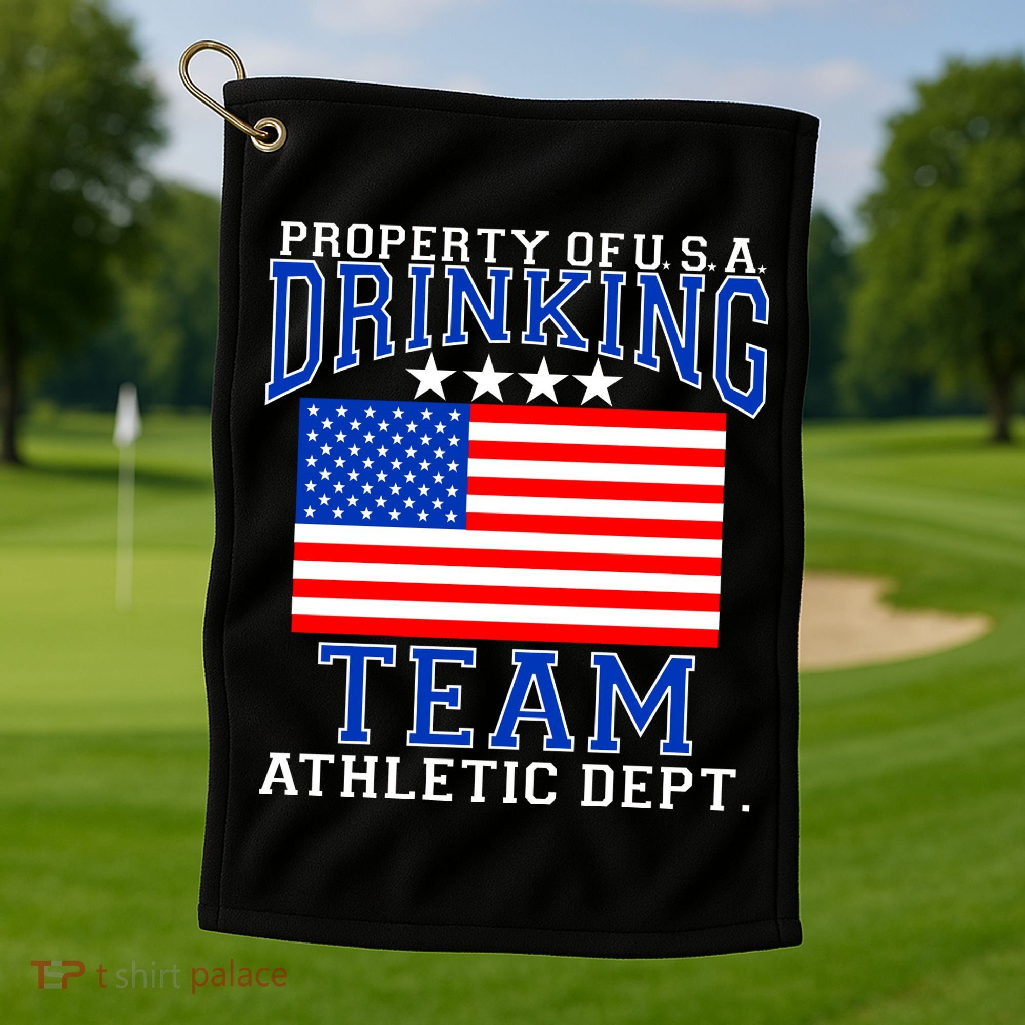 Property of U.S.A. Drinking Team Golf Towel