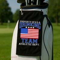 Property of U.S.A. Drinking Team Golf Towel thumb 2