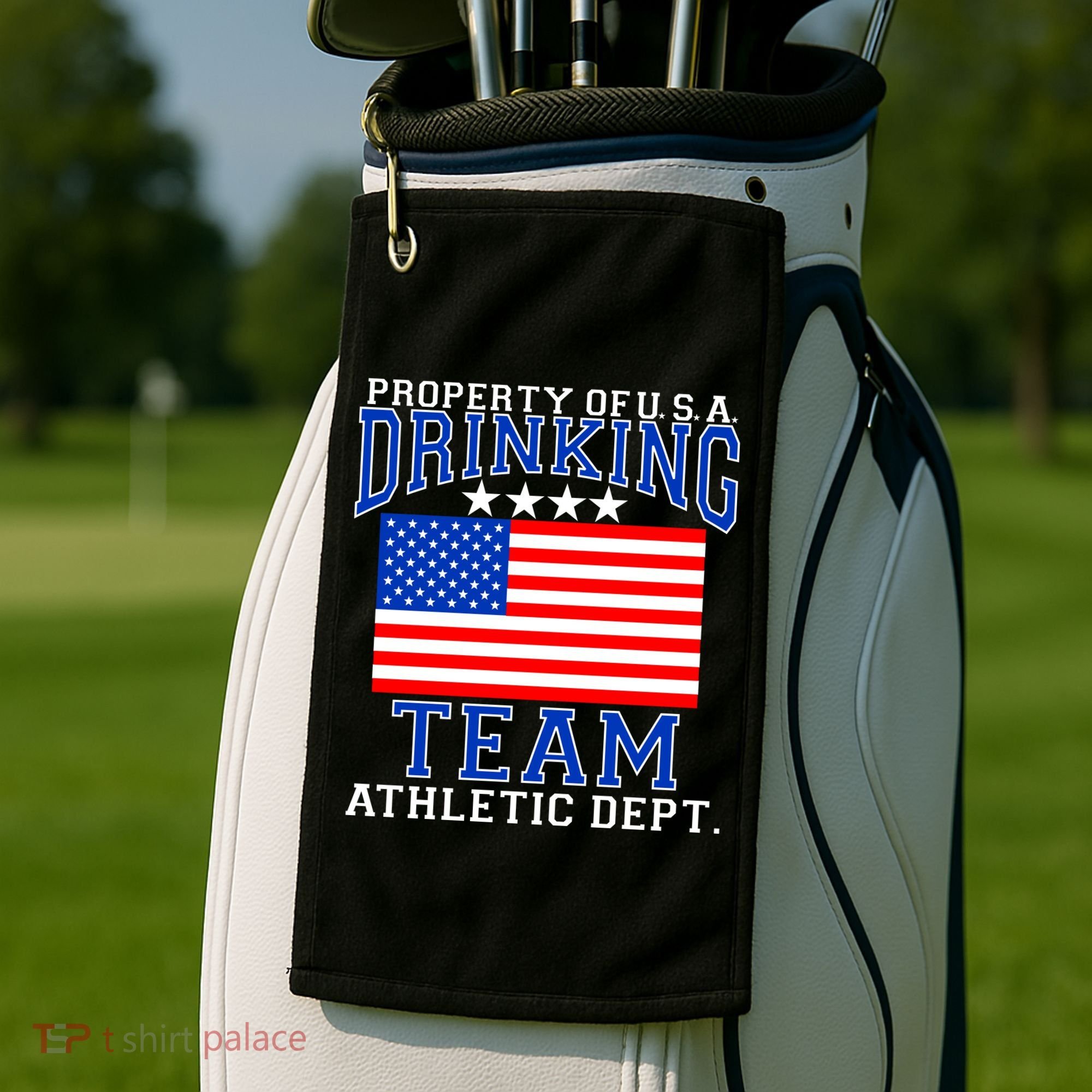 Property of U.S.A. Drinking Team Golf Towel