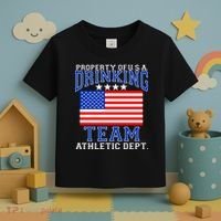 Property of U.S.A. Drinking Team Toddler T-Shirt thumb 3