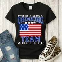 Property of U.S.A. Drinking Team Women's T-Shirt thumb 3