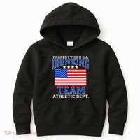 Property of U.S.A. Drinking Team Kids Hoodie thumb 0