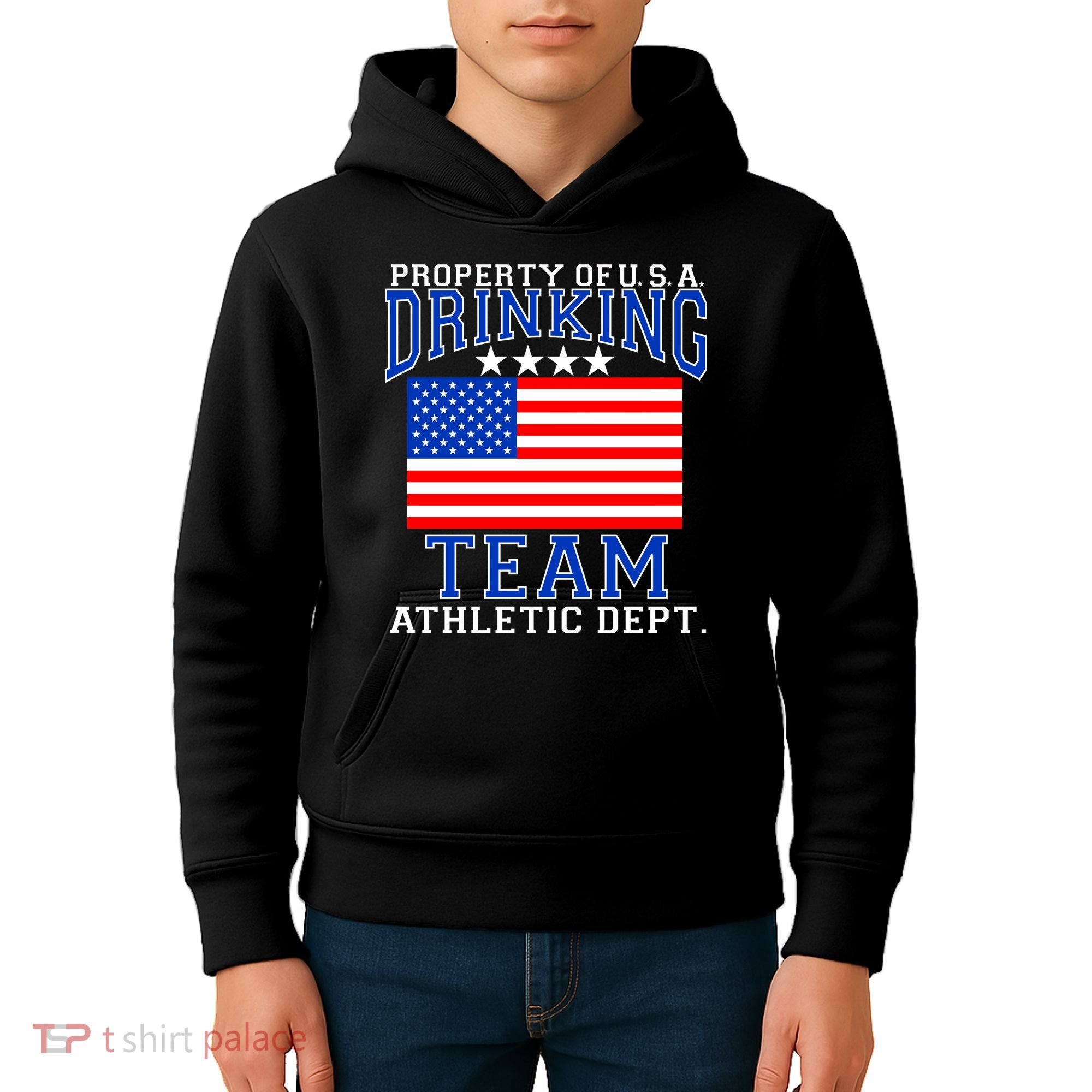 Property of U.S.A. Drinking Team Kids Hoodie