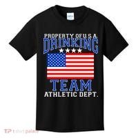 Property of U.S.A. Drinking Team Kids T-Shirt thumb 0