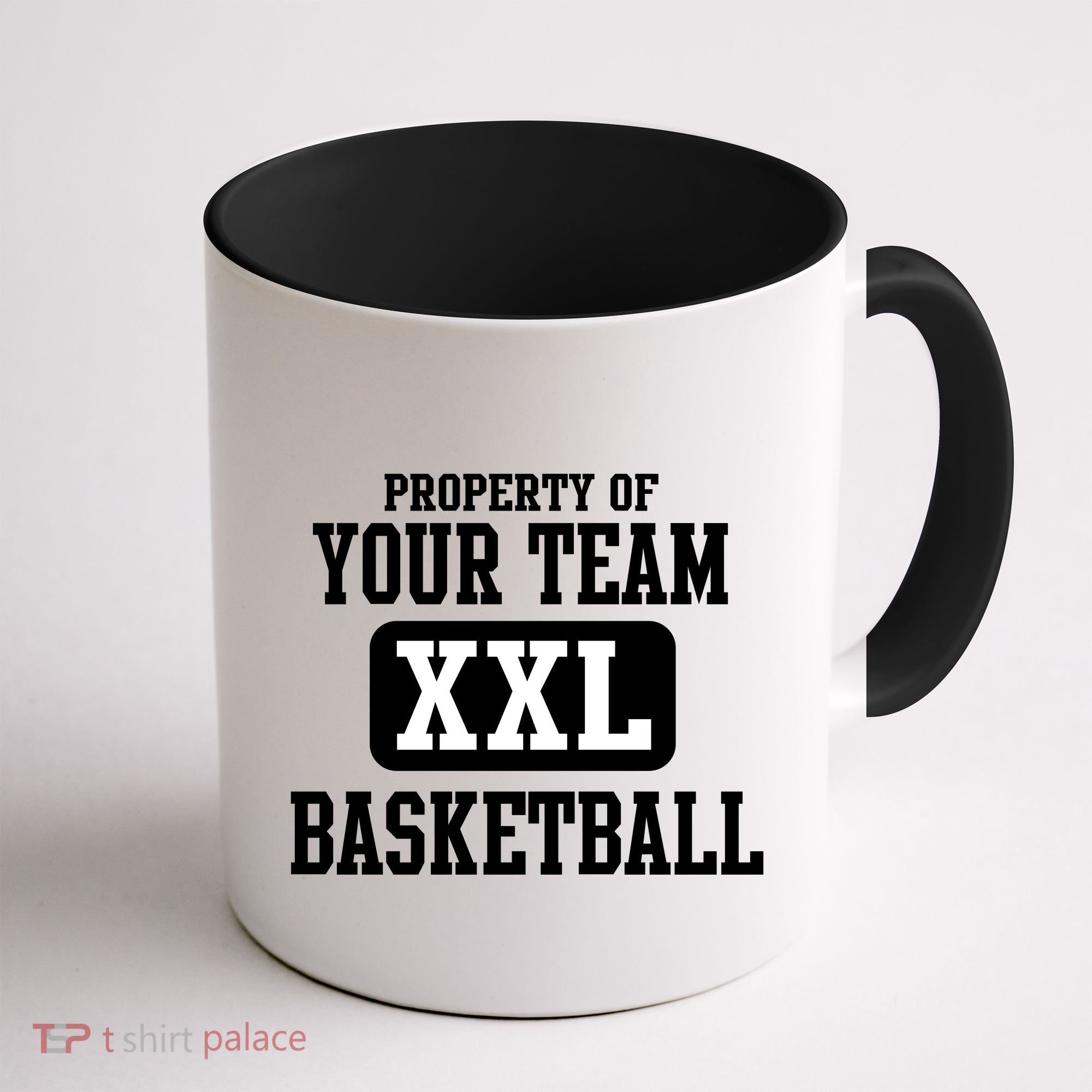 Property Of Your Team XXL Sports Personalize Text Coffee Mug