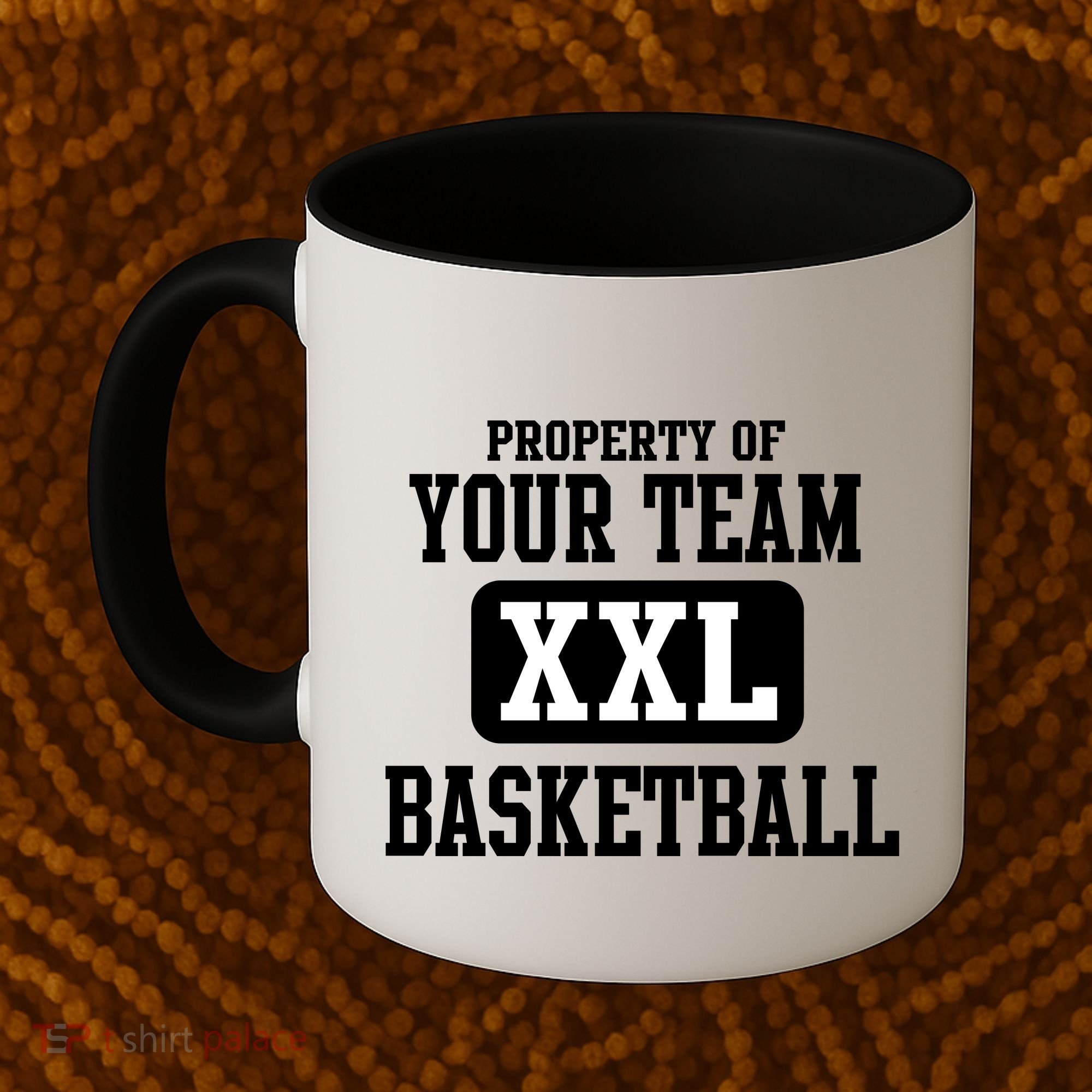 Property Of Your Team XXL Sports Personalize Text Coffee Mug