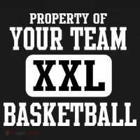 Property Of Your Team XXL Sports Personalize Text Ornament thumb 1