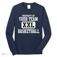 Property Of Your Team XXL Sports Personalize Text Long Sleeve Shirt thumb 0