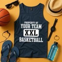 Property Of Your Team XXL Sports Personalize Text Tank Top thumb 4