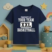 Property Of Your Team XXL Sports Personalize Text Toddler T-Shirt thumb 3