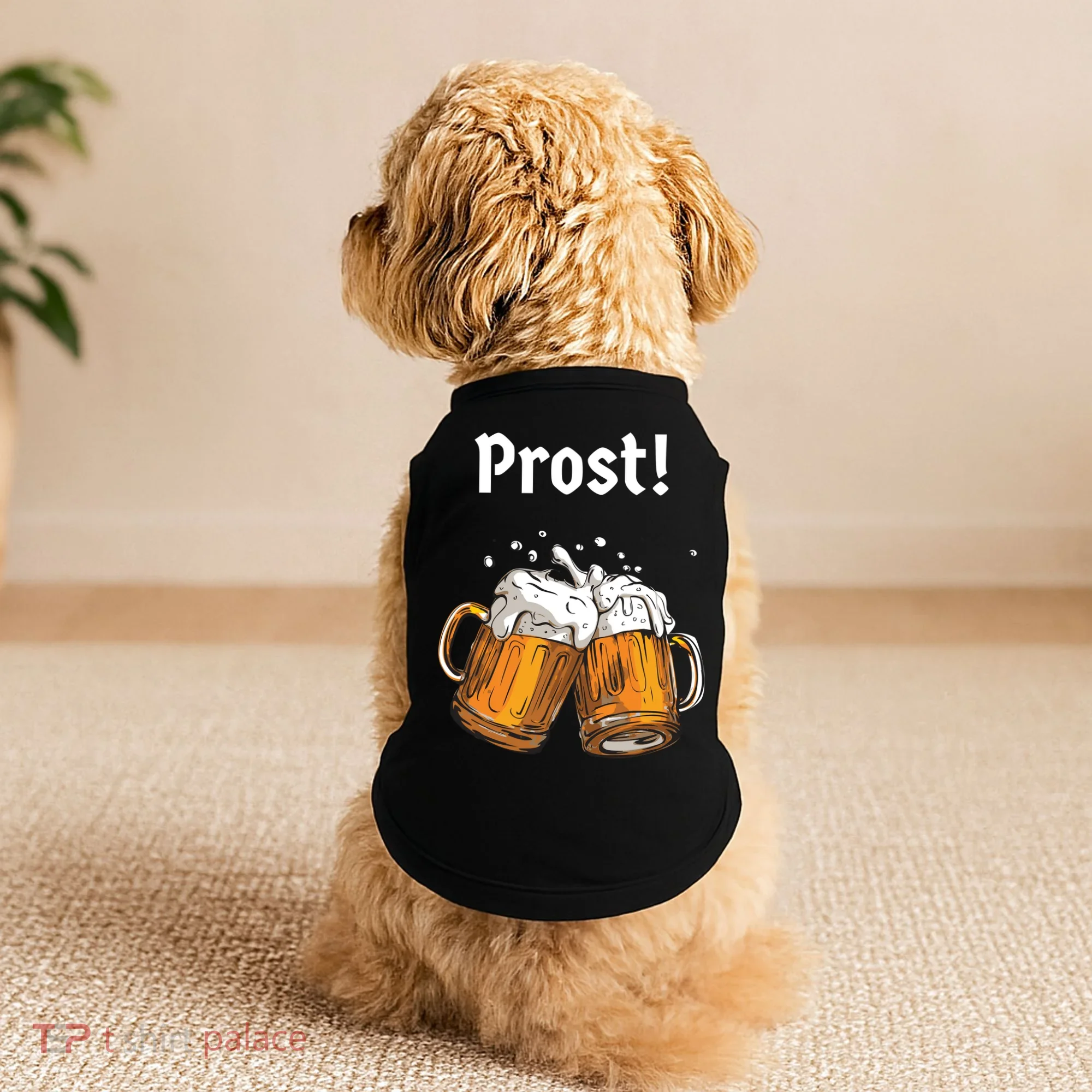 Prost Oktoberfest Beerfest Doggie Tank