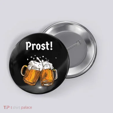 Prost Oktoberfest Beerfest Button