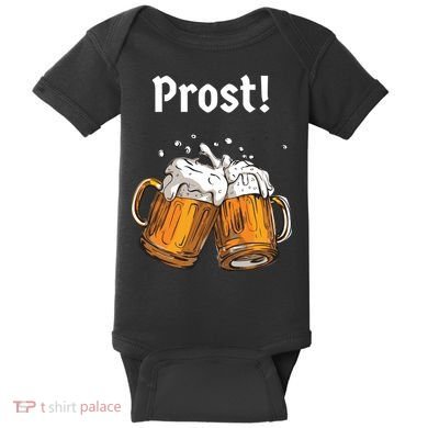 Prost Oktoberfest Beerfest Baby Bodysuit