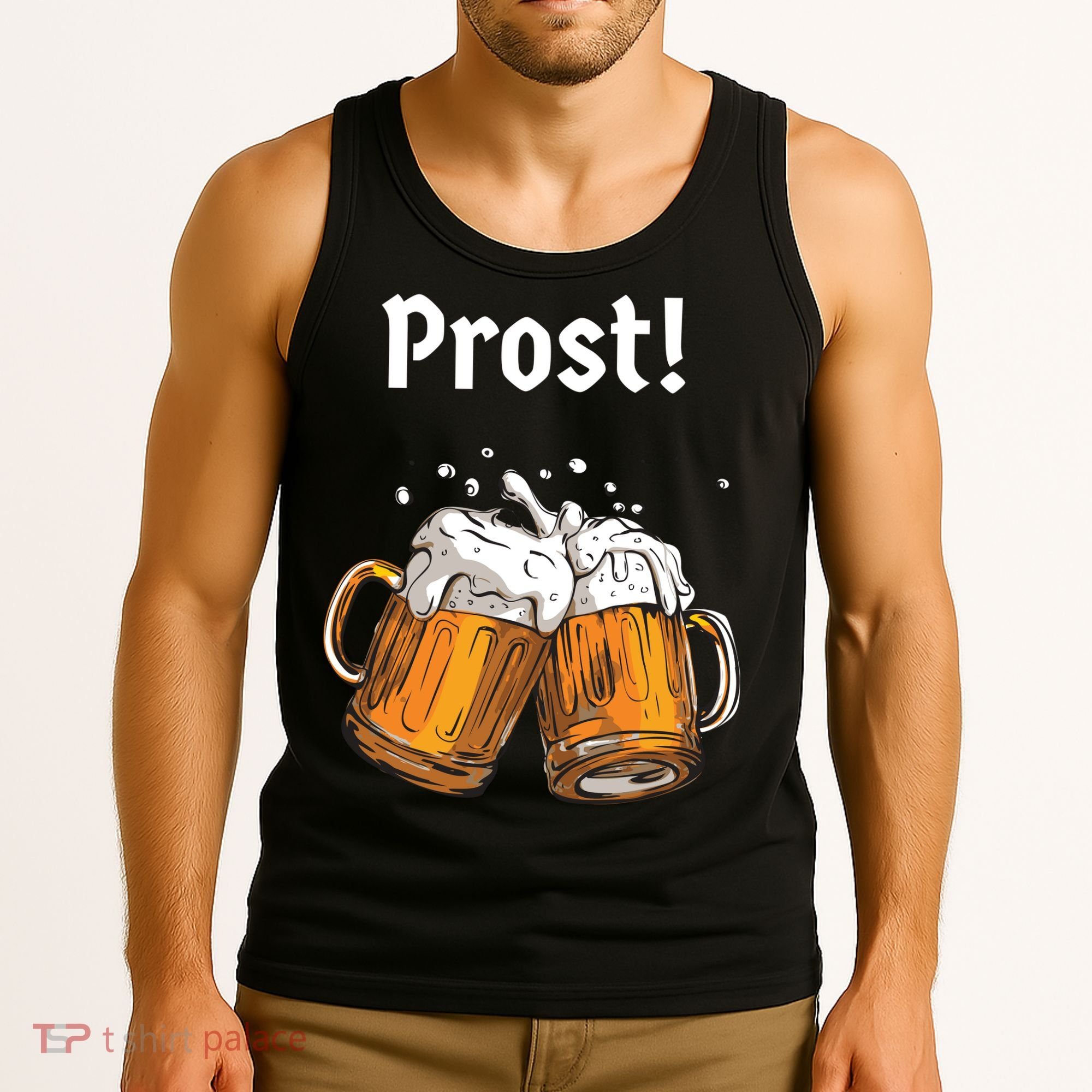 Prost Oktoberfest Beerfest Tank Top