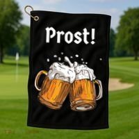 Prost Oktoberfest Beerfest Golf Towel thumb 1