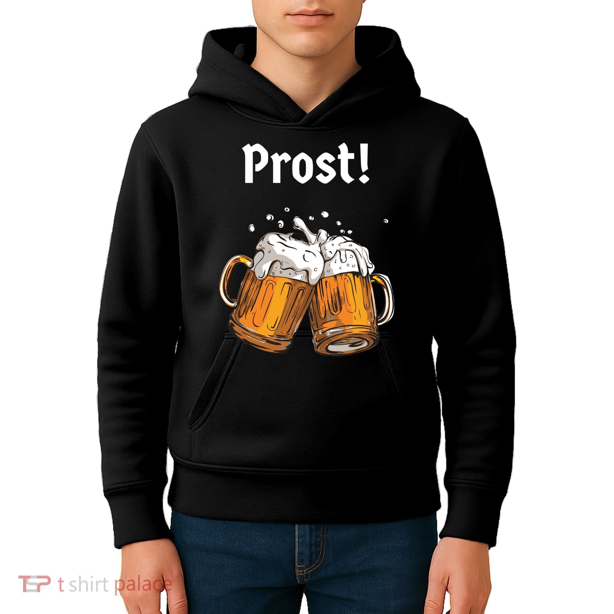 Prost Oktoberfest Beerfest Kids Hoodie