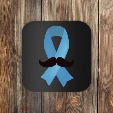 Prostate Awareness Mustache Month Coaster