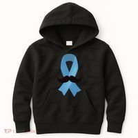 Prostate Awareness Mustache Month Kids Hoodie thumb 0