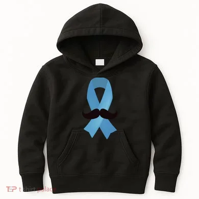 Prostate Awareness Mustache Month Kids Hoodie
